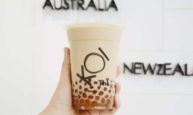 koi奶茶的品牌宣传图